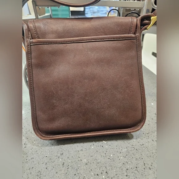 Coach Mahogany Brown Vintage Legacy Medium Studio Flap Bag. - Picture 3 of 17